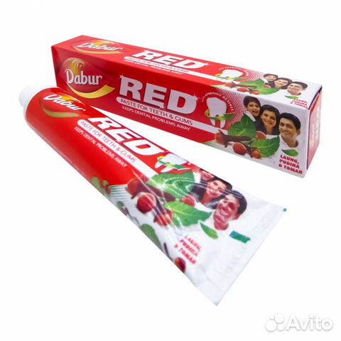 Зубная паста Ред (Red toothpaste) Dabur Дабур, про