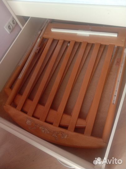 Детская кроватка - качалка Pali Zoo + матрас кокос