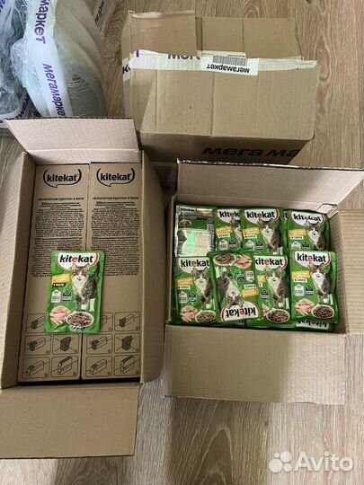 Корм для кошек китикет жидкий