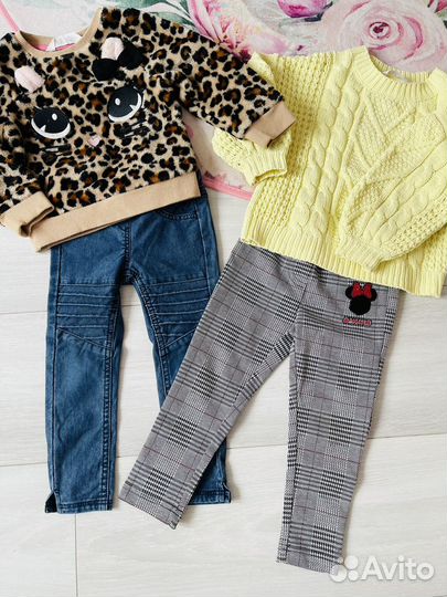 Большой пакет вещей для девочки