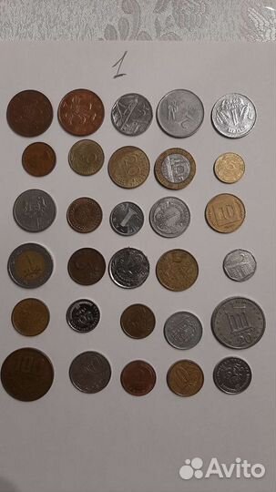 Иностранные Монеты - набор
