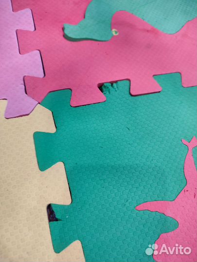 Детский развивающий коврик пазл (мягкий пол)