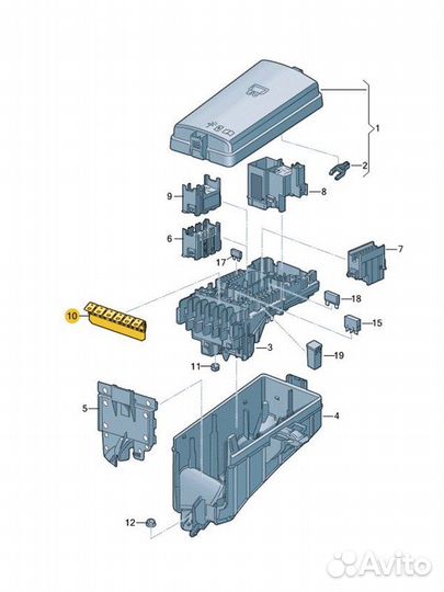 Предохранитель Skoda Octavia cwva 2017