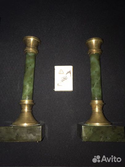 Антиквар подсвечники мрамор