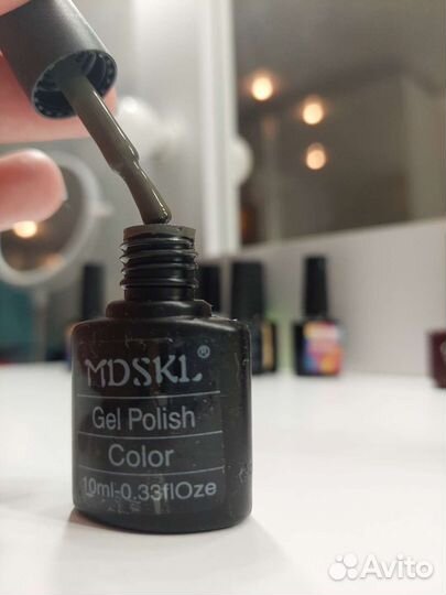 Цветной гель лак