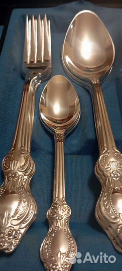 Набор столовых приборов Уральская Роза мельхиор