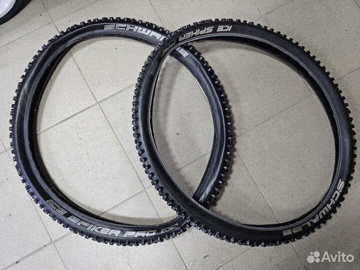 Покрышки шипованные Schwalbe Ice Spiker Pro 26x2.1