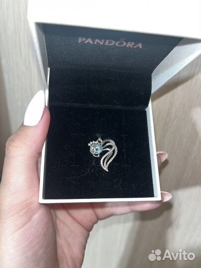 Подвеска серебро с топазом