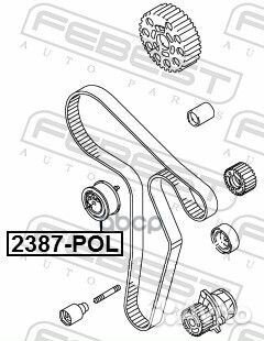 Ролик натяжителя ремня грм audi A3/S3/sportb./L