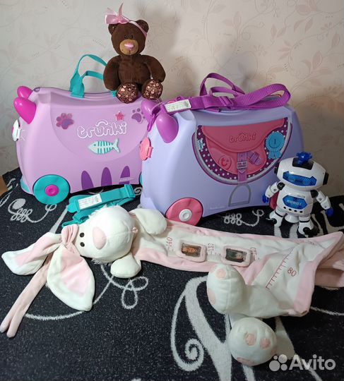 Чемодан trunki детский на колёсах Великобритания