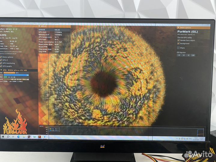 Видеокарта gtx 1650 4gb asus не работает кулер