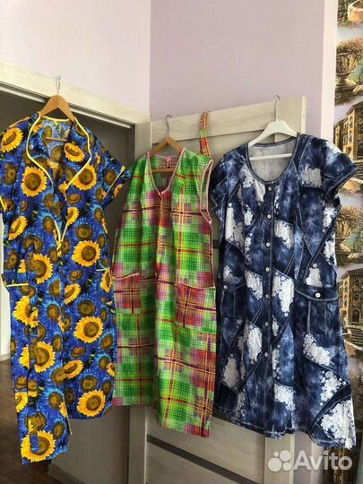 Халаты х/б р.56-58, 52-54