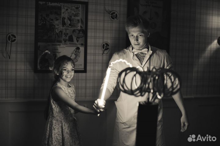 Тесла шоу на детский праздник, день рождения