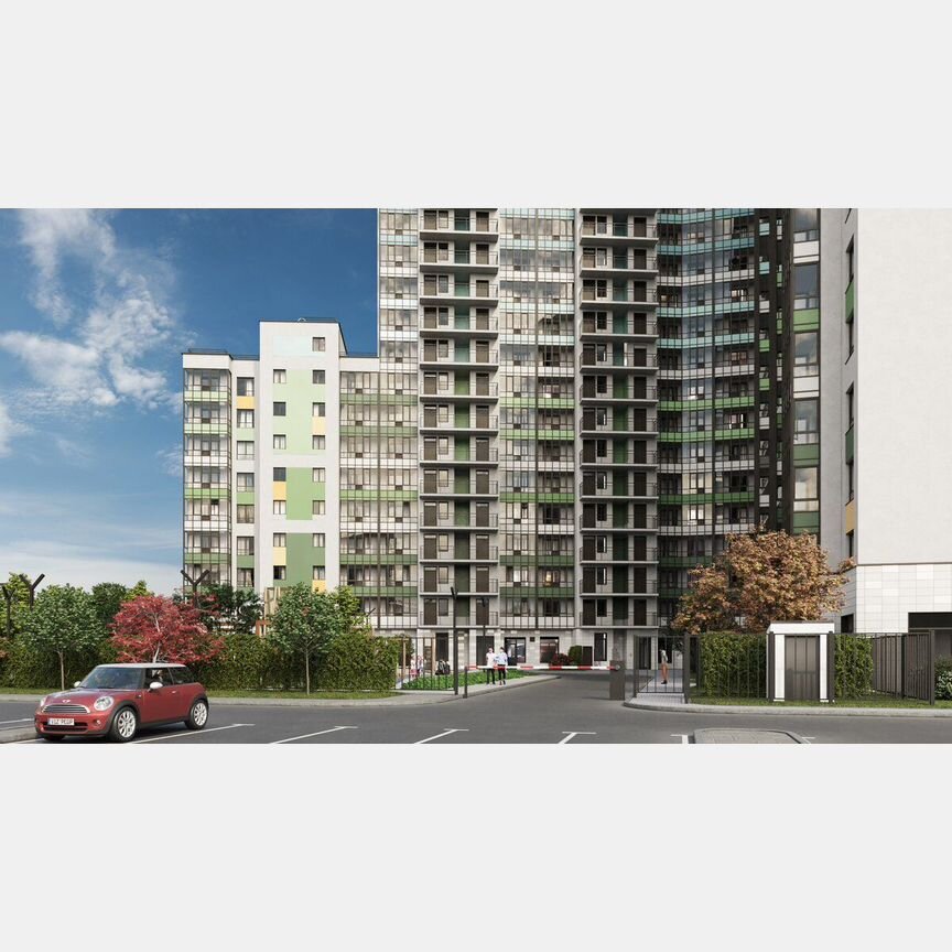 1-к. квартира, 35 м², 4/18 эт.