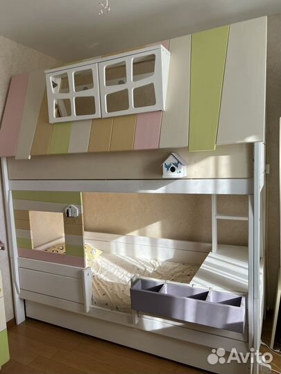 Детская мебель бу двухъярусная кровать