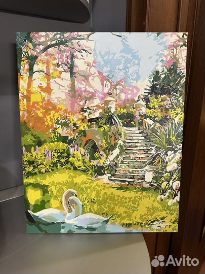 Картины пр номерам раскрашенные природа