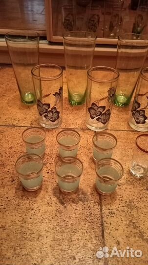 Стаканы, бокалы, рюмки СССР