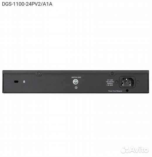 Коммутатор D-Link DGS-1100-24PV2 12-PoE Smart 24-p