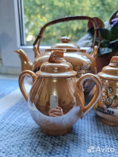 Чайник, молочник, сахарница Кутани Гейша, Япония