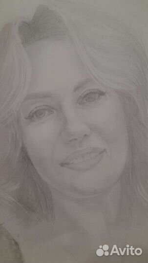 Портреты по фото карандашом,акрилом. Рисунки