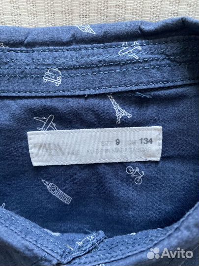 Рубашка zara 9 лет (134)