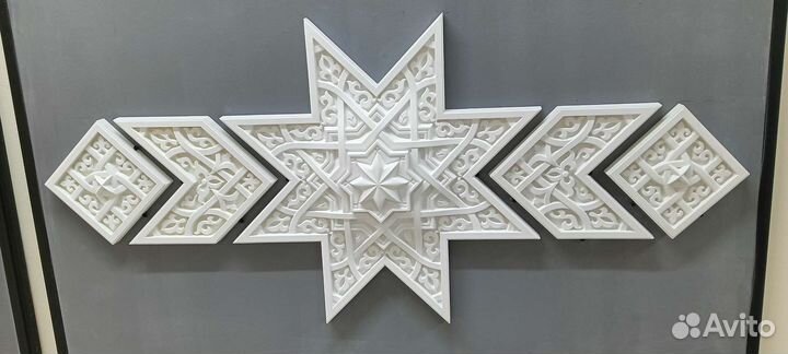 Орнаменты из прочного, натурального гипса