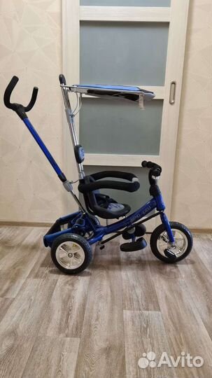 Трехколесный велосипед с ручкой новый Super Trike