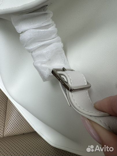 Сумка женская кожаная The Row Margaux 15 White