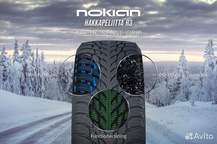 Nokian Tyres Hakkapeliitta R3 205/55 R17 95R