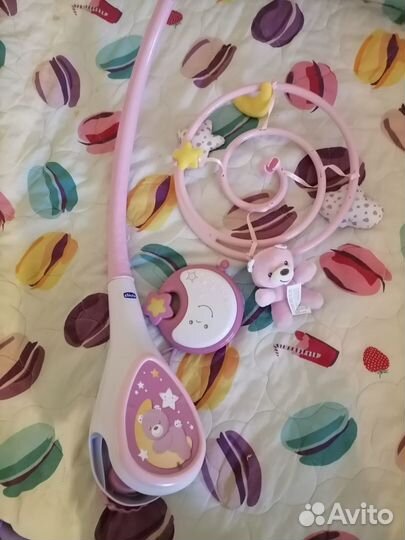 Мобиль на кроватку Чикко розовый