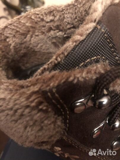 Ботинки женские 36 размер, натуральная замша