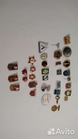 Винтажные значки времен СССР