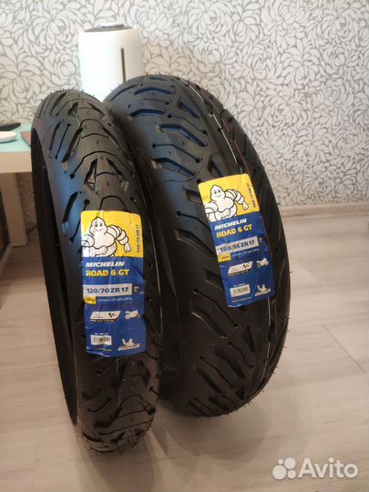 Michelin road 6 GT 120\70\17 - 180\55\17 2023 год