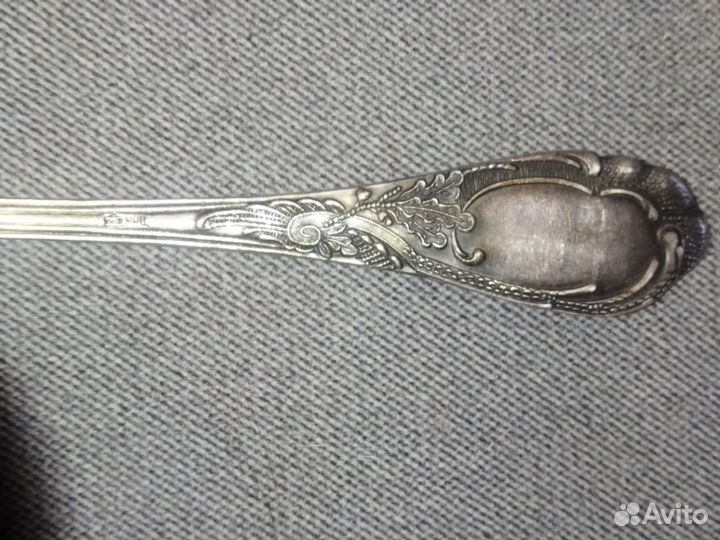 Набор из мельхиора.Ложка, вилка, нож столовый.СССР