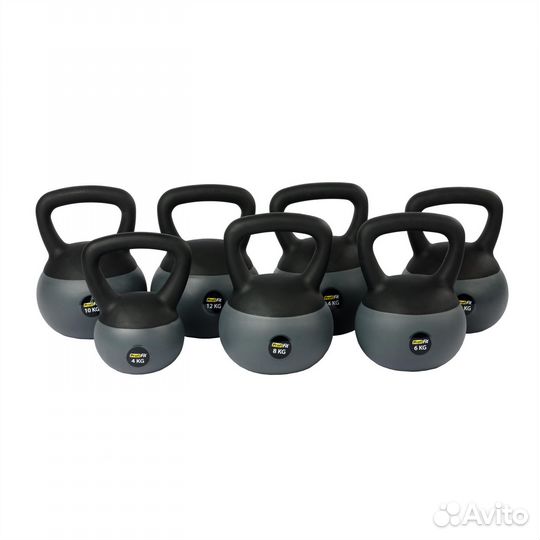 Гиря PVC с жесткой ручкой 16 кг