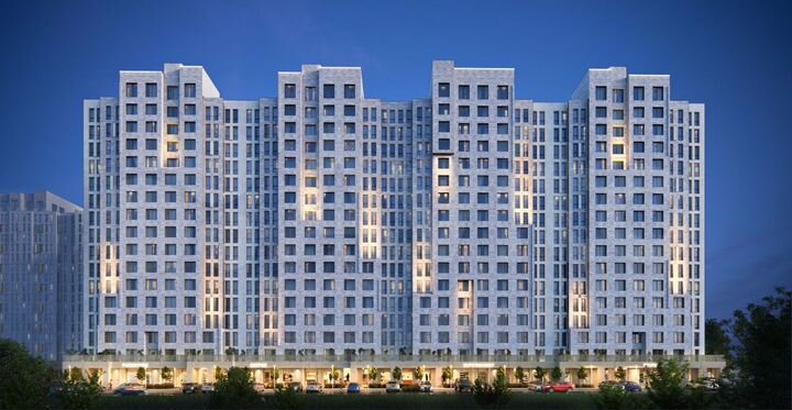 2-к. квартира, 67 м², 15/16 эт.