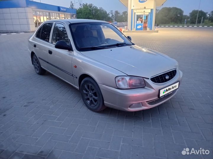 Hyundai Accent 1.5 AT, 2004, 190 000 км