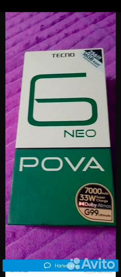 TECNO Pova 6 Neo, 8/128 ГБ