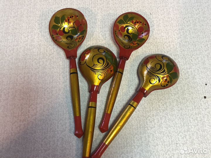 Деревянные ложки хохлома