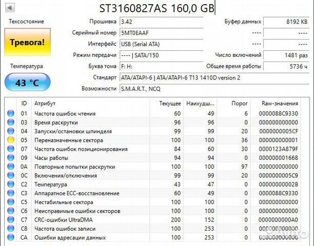 Жесткие диски IDE 80 Гб, SATA, 3.5