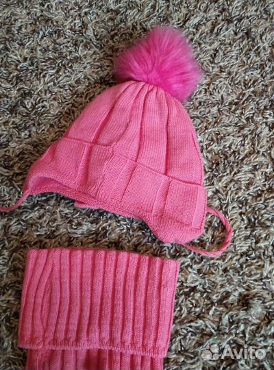 Шапки комплекты 3-4 года