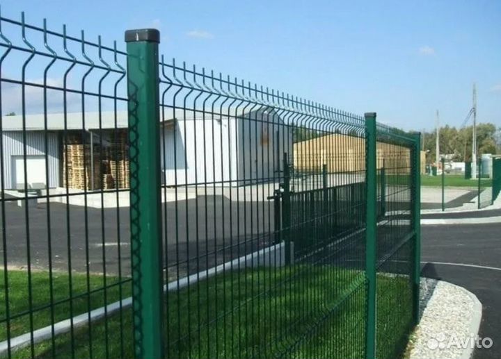 Забор металлический,ворота под ключ