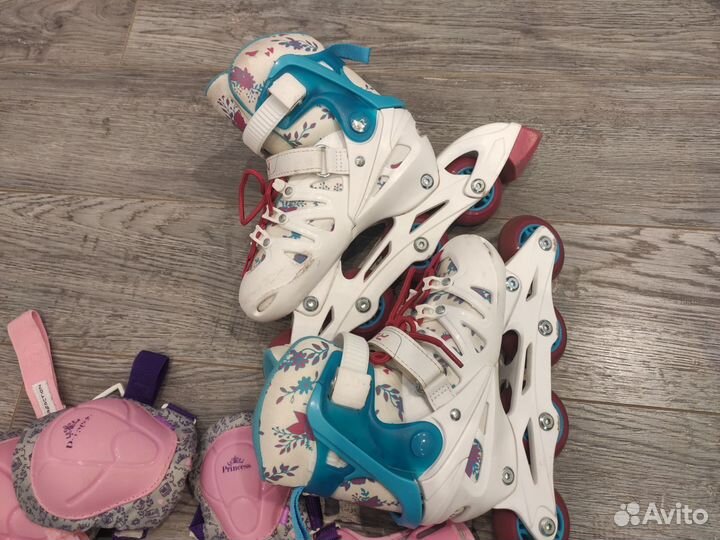 Роликовые коньки reaction 32-35 размер