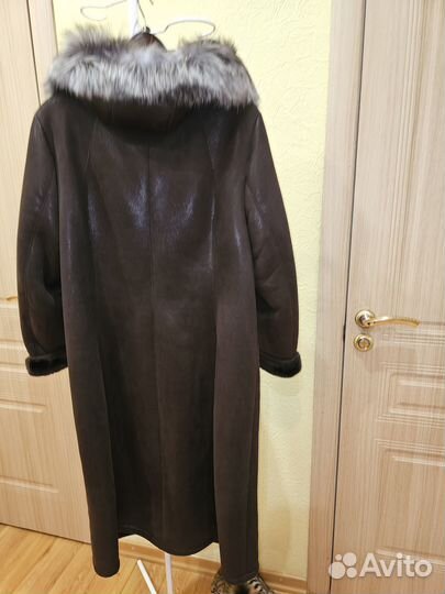 Дубленка женская зимняя 50 52. Возможен торг