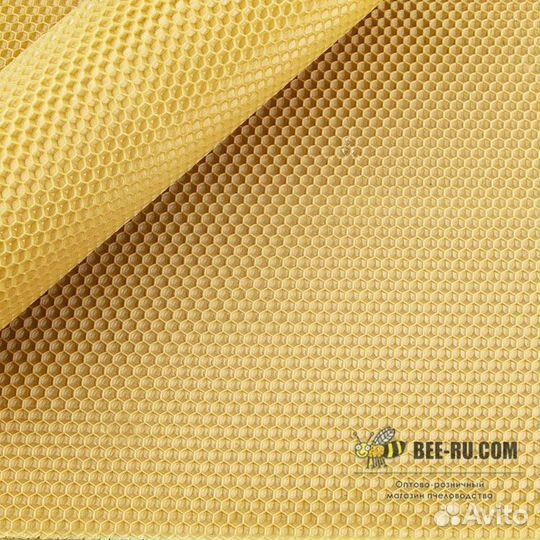 10 шт. Вощина для свечей бежевая 410х260 мм