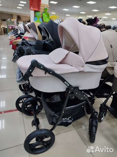 Коляска 3 в 1,свит беби. пудра