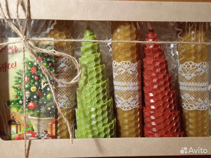 Свечи новогодние