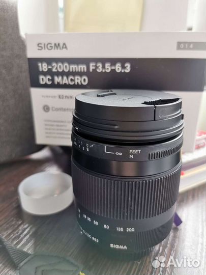 Объектив sigma 18-200 mm F 3 5-6,3 на Nikon