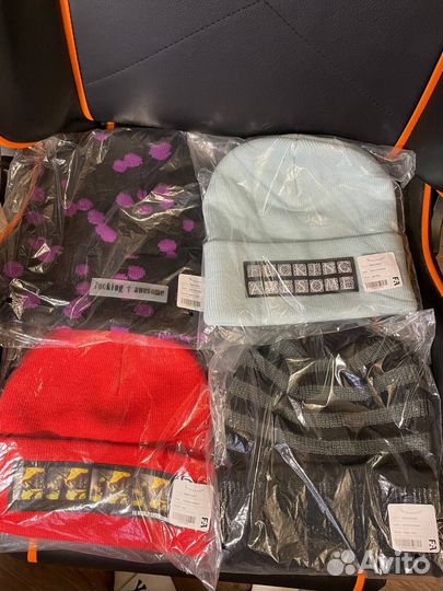 Fucking Awesome Firestarter Cuff Beanie шапка