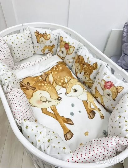 Бортики в детскую кроватку